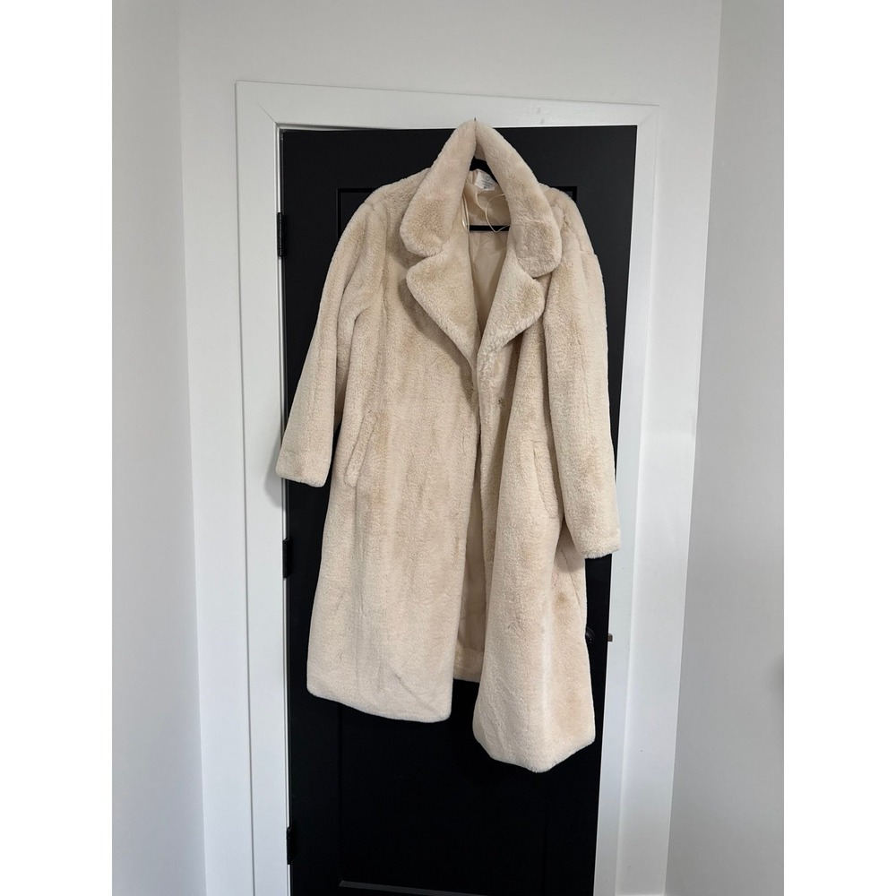 Primary faux fur long coat / jacket